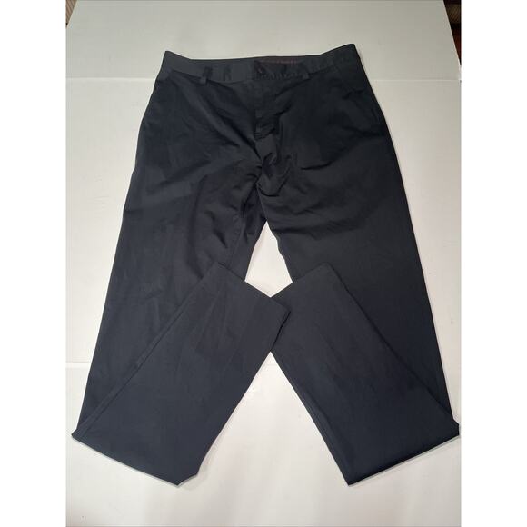 Rhone Pants Mens 34x36 Black Commuter Pants Slim Fit Performance Stretch Tech - Picture 1 of 8